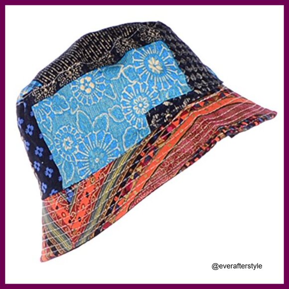 Reversible Packable Bucket Hat Lightweight Cotton Outdoor Sun Protection main image 3